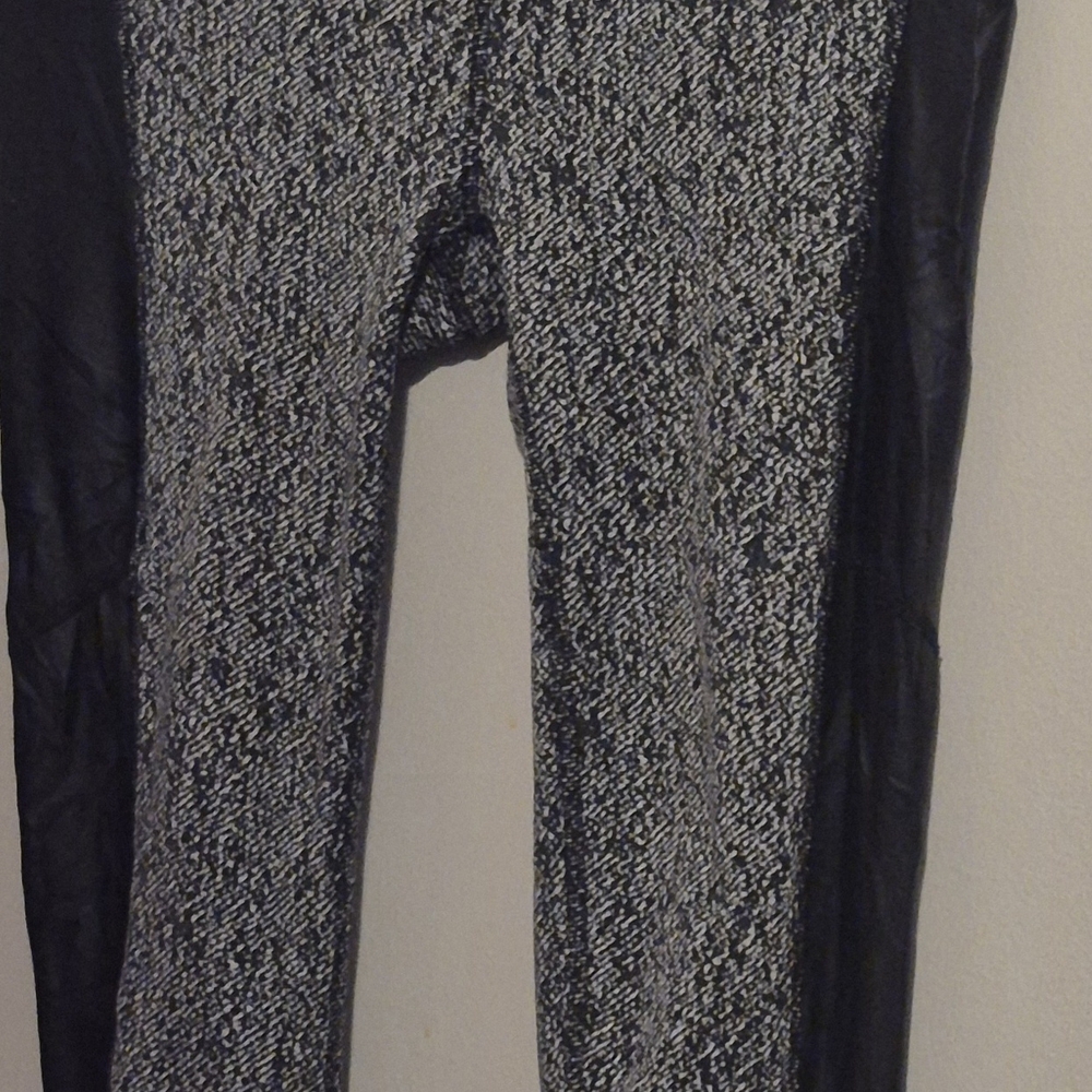 Black and White Patterned Pants